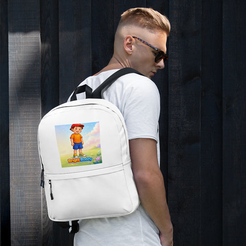 BrightBuddy Backpack, front view — product mockup