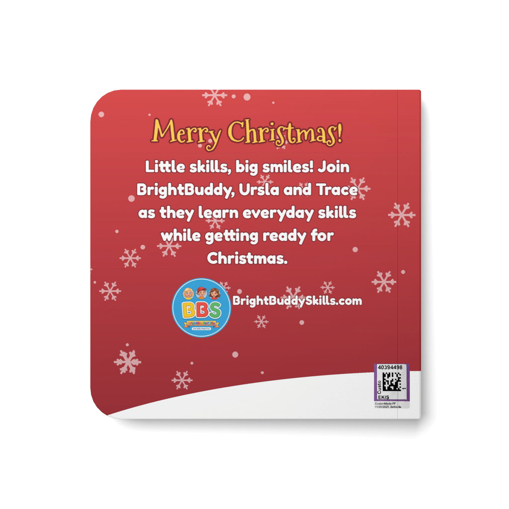 The Smart Trio Get Ready for Christmas board book – front cover