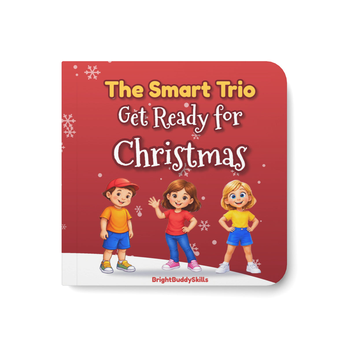 The Smart Trio Get Ready for Christmas board book – back cover
