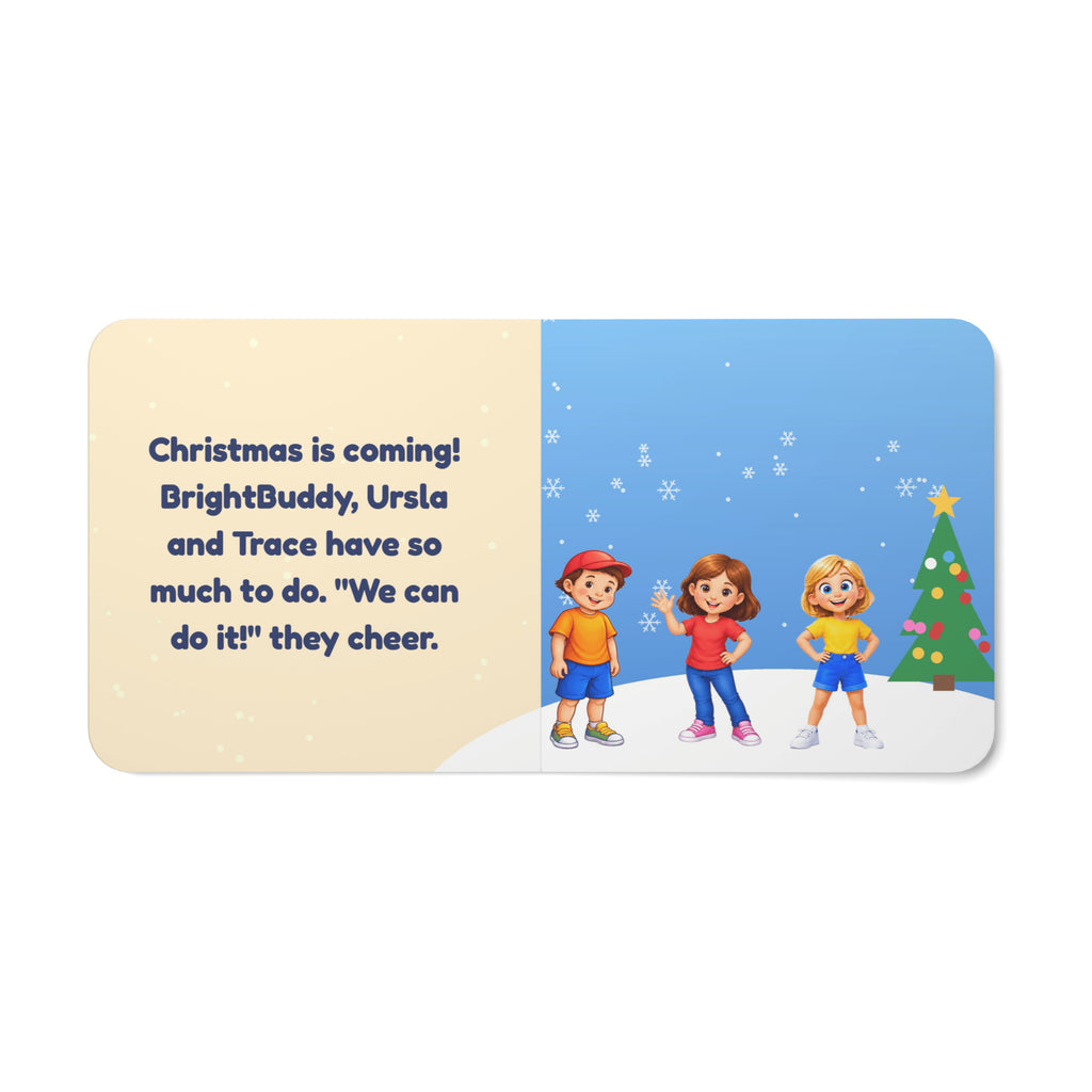 Smart Trio Christmas board book – Christmas is coming page
