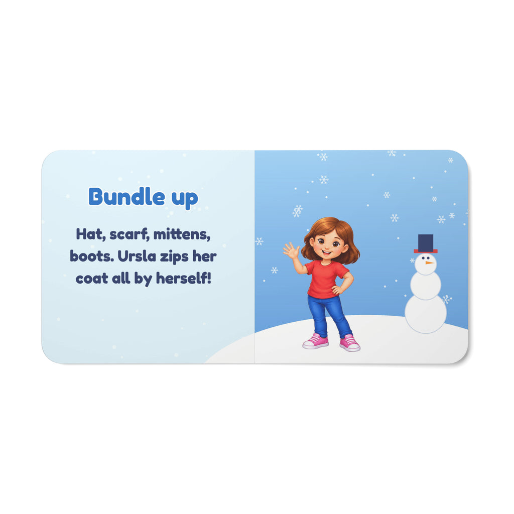 Smart Trio Christmas board book – Bundle up page