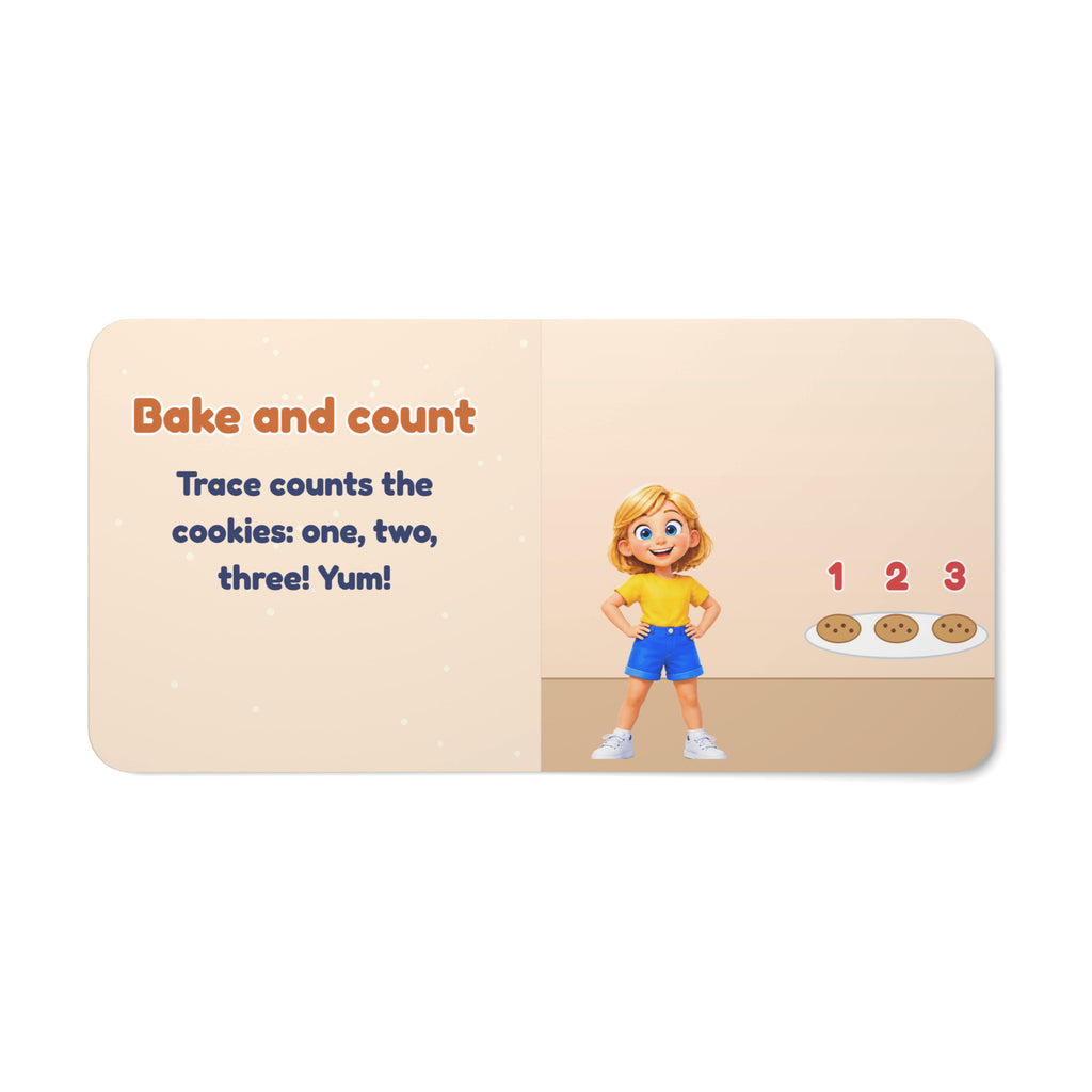 Smart Trio Christmas board book – Bake and count page