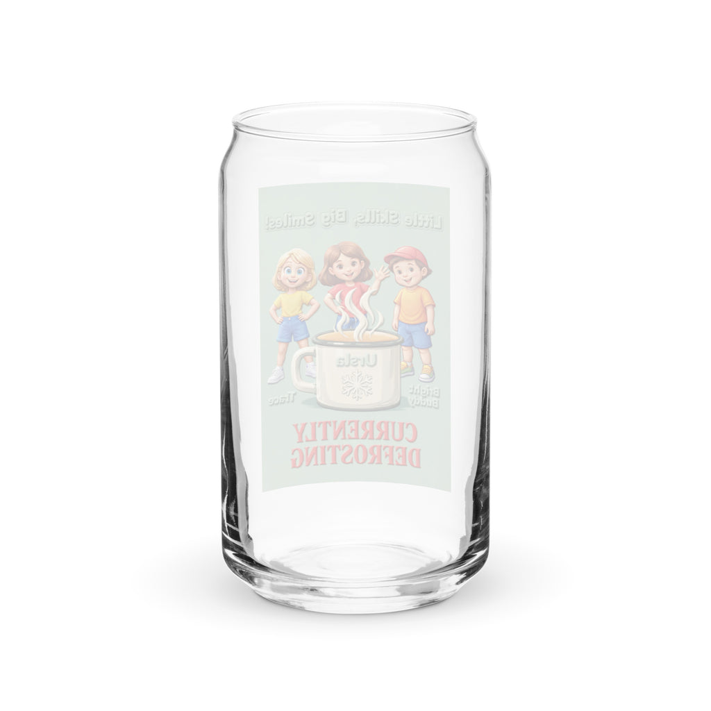 Currently Defrosting Smart Trio Can Glass – back view