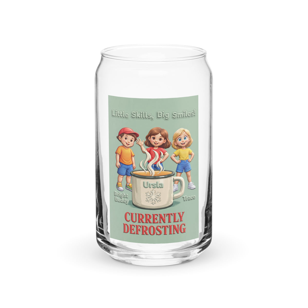 Currently Defrosting Smart Trio Can Glass – front view