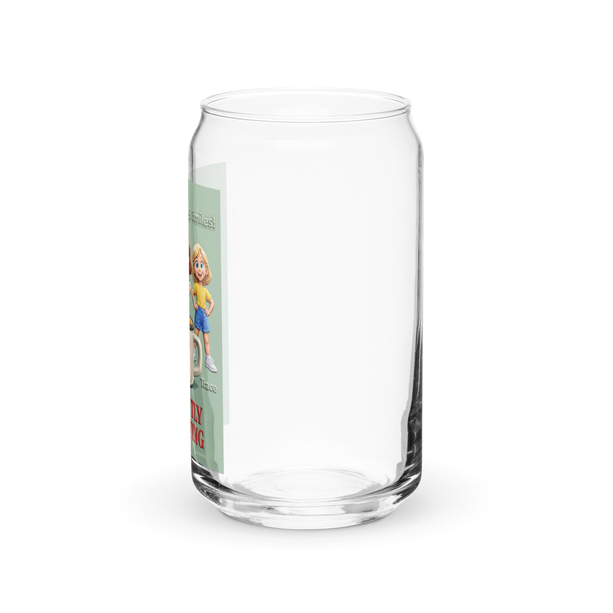 Currently Defrosting Smart Trio Can Glass – left view