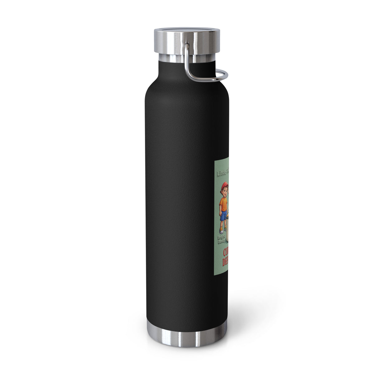 Currently Defrosting Smart Trio Insulated Bottle – Black, left view