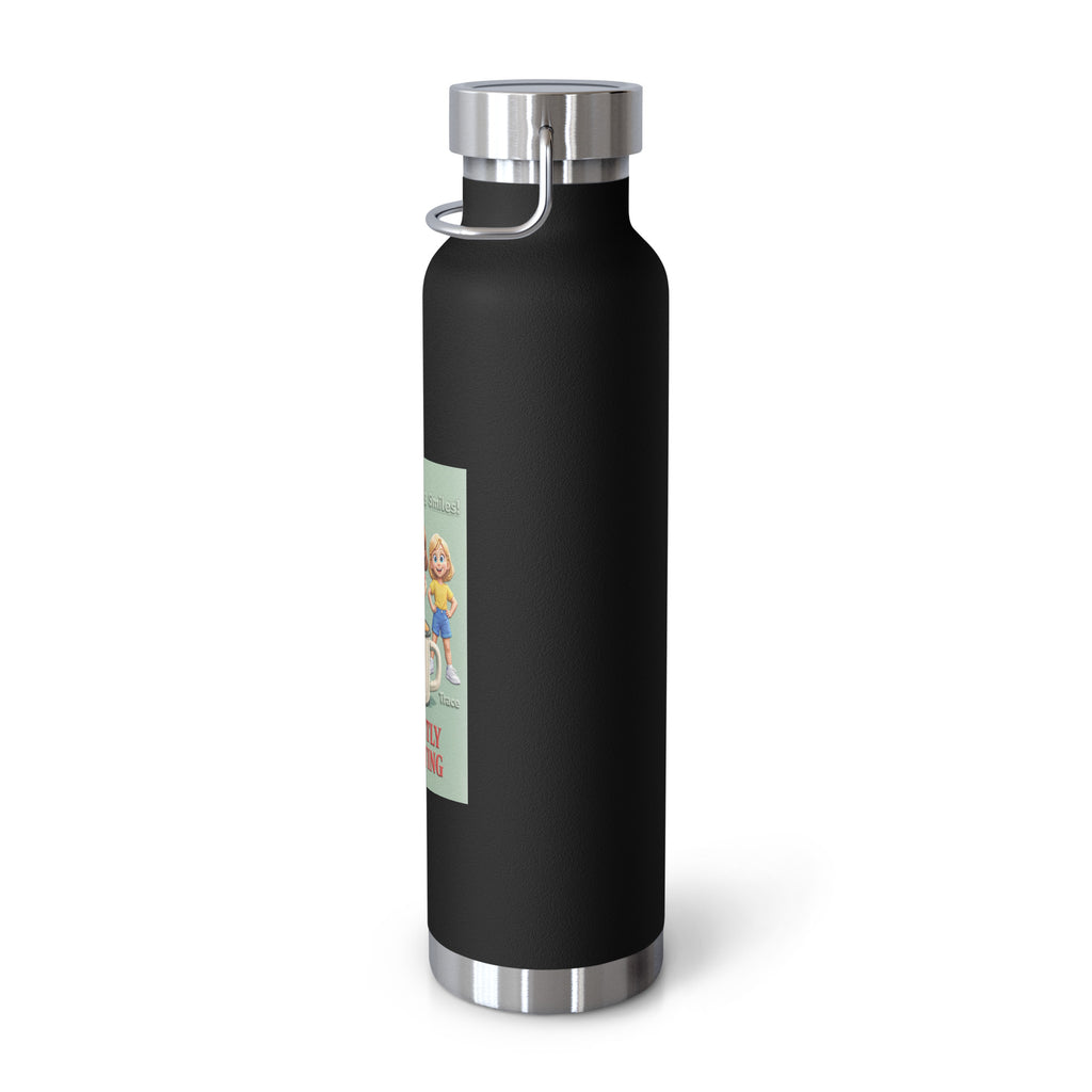 Currently Defrosting Smart Trio Insulated Bottle – Black, right view