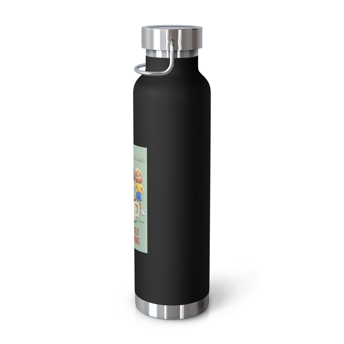 Currently Defrosting Smart Trio Insulated Bottle – Black, right view