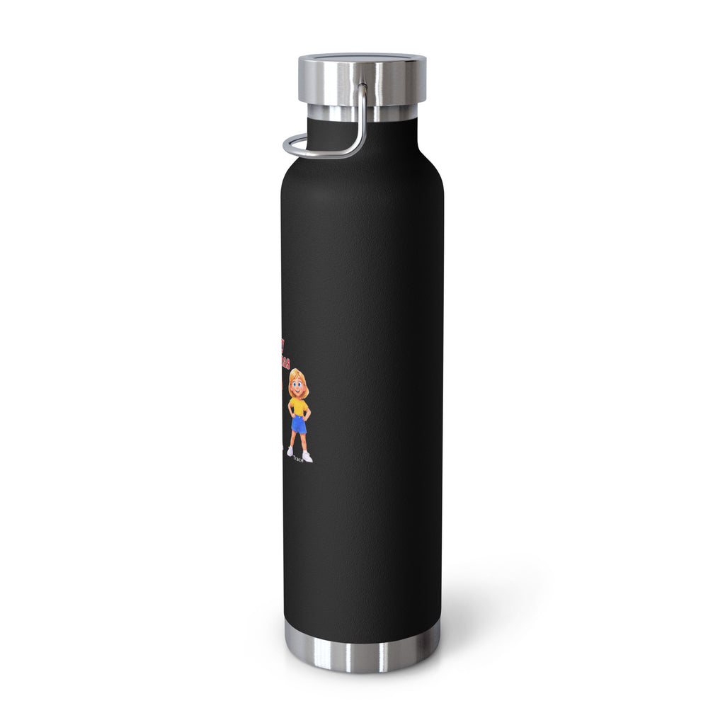 Merry Christmas Smart Trio Insulated Bottle – Black, right view