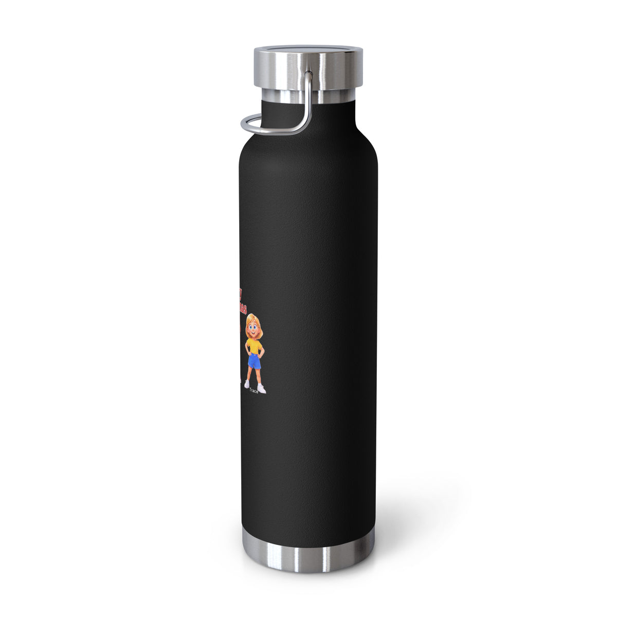 Merry Christmas Smart Trio Insulated Bottle – Black, right view