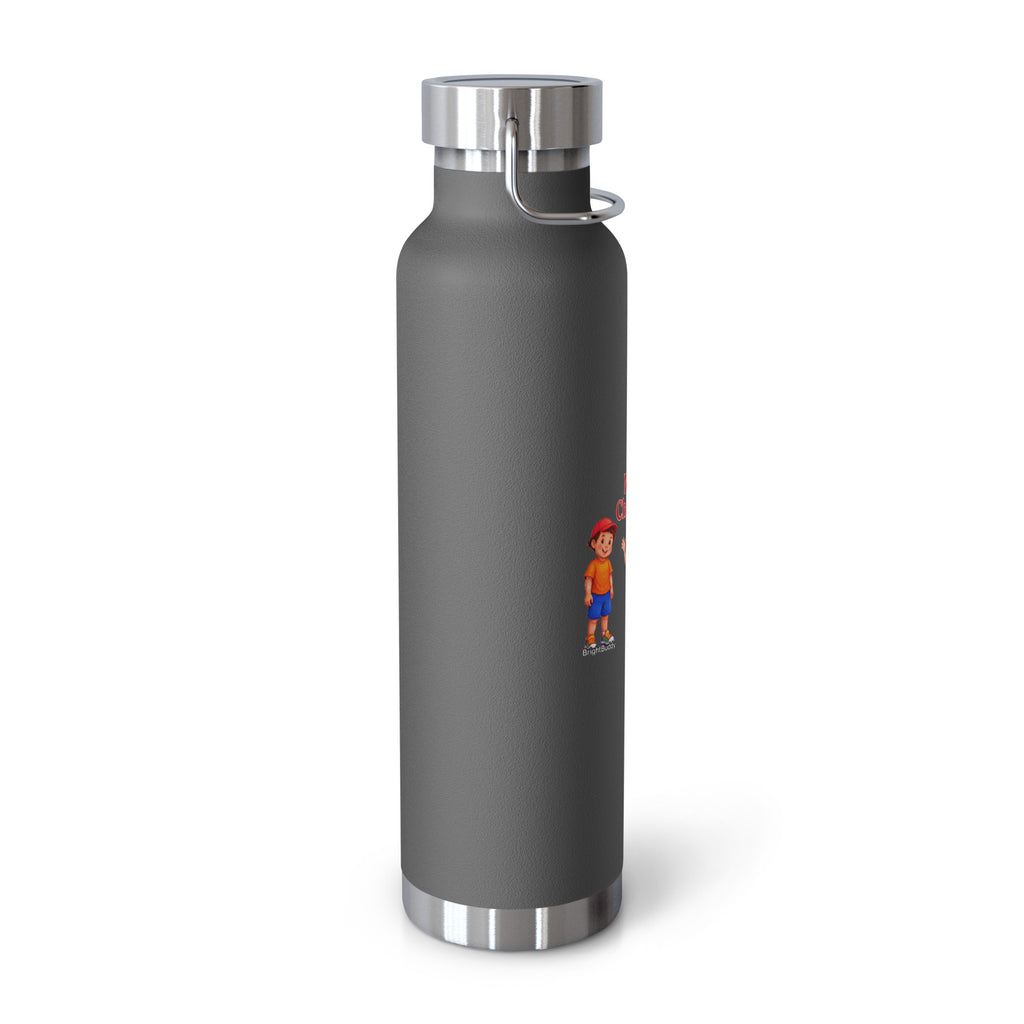 Merry Christmas Smart Trio Insulated Bottle – Grey, left view