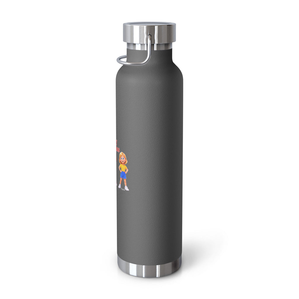 Merry Christmas Smart Trio Insulated Bottle – Grey, right view