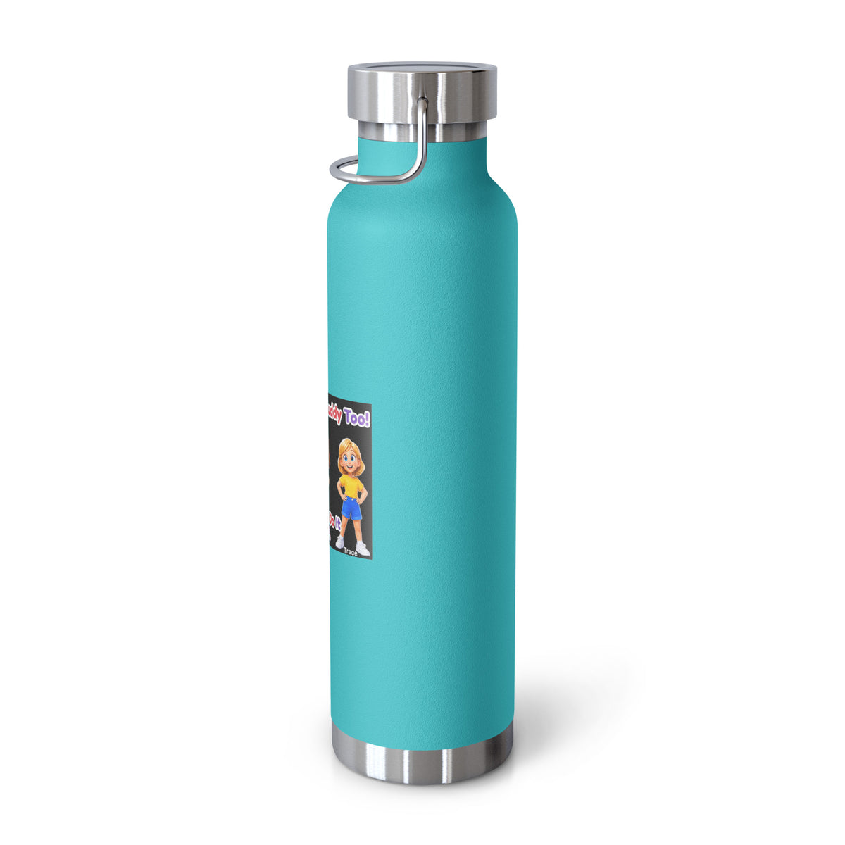 I'm a Smart Buddy Too! Insulated Bottle – Mint Green, right view