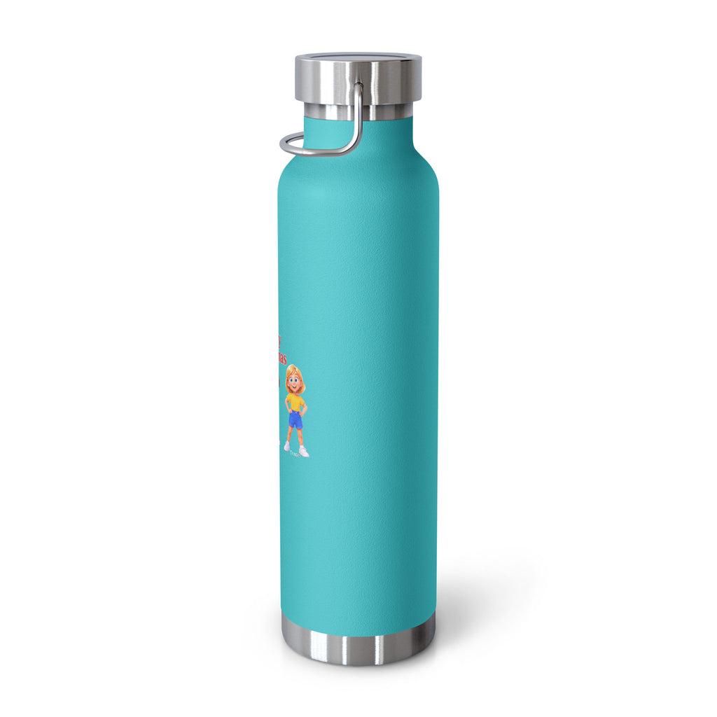 Merry Christmas Smart Trio Insulated Bottle – Mint Green, right view