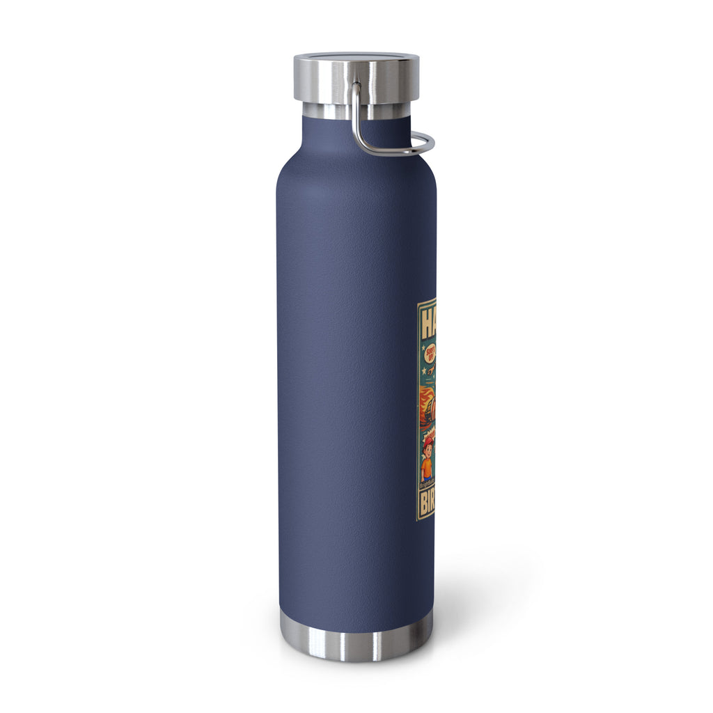 Happy Birthday Smart Trio Insulated Bottle – Navy, left view