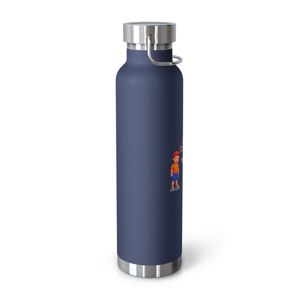 Merry Christmas Smart Trio Insulated Bottle – Navy, left view