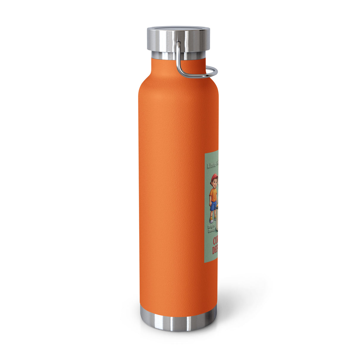 Currently Defrosting Smart Trio Insulated Bottle – Orange, left view