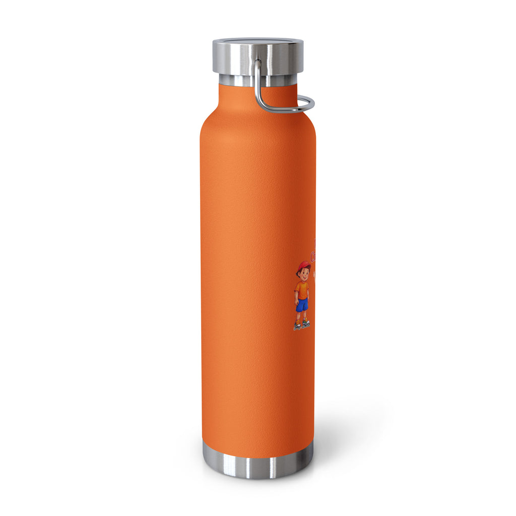 Merry Christmas Smart Trio Insulated Bottle – Orange, left view