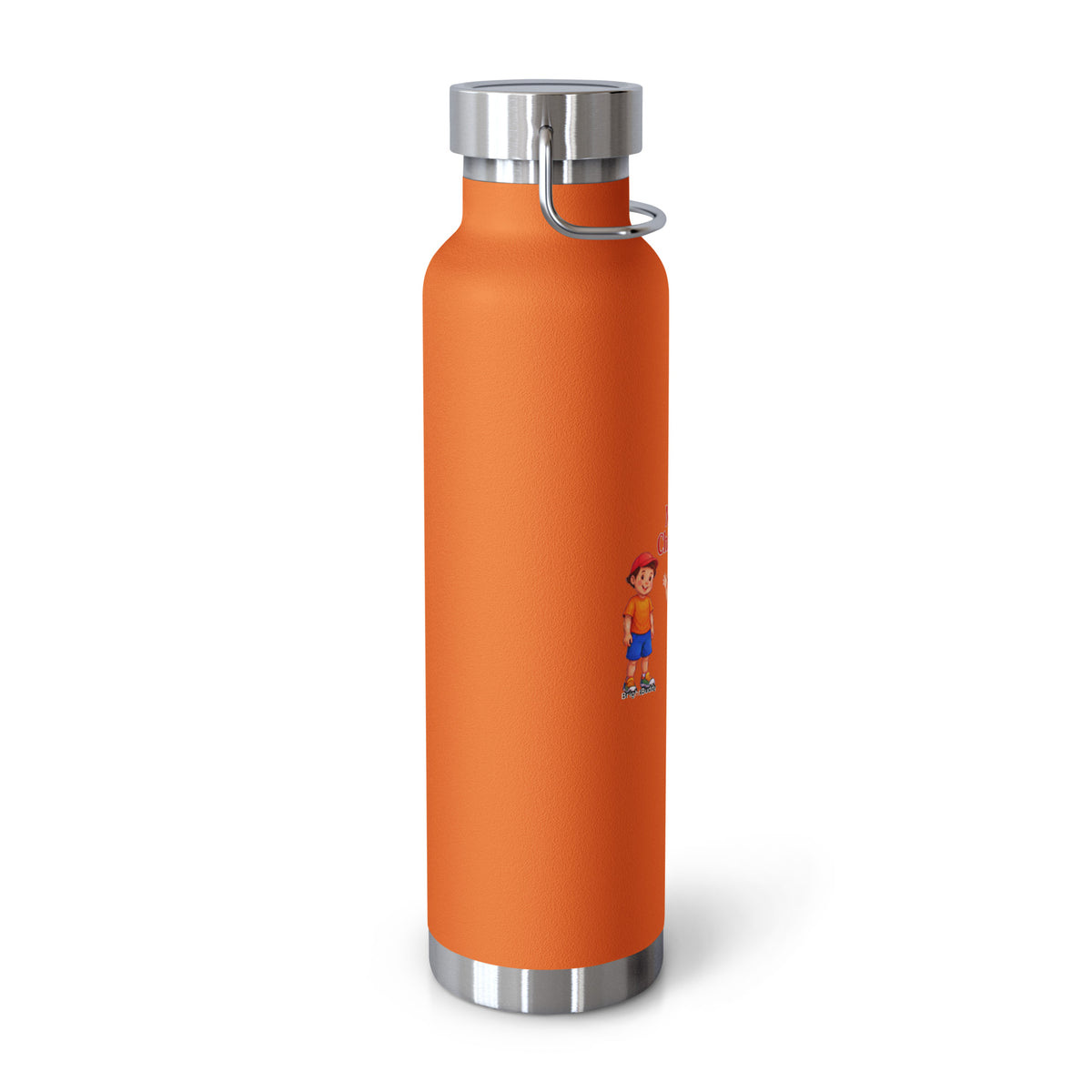 Merry Christmas Smart Trio Insulated Bottle – Orange, left view