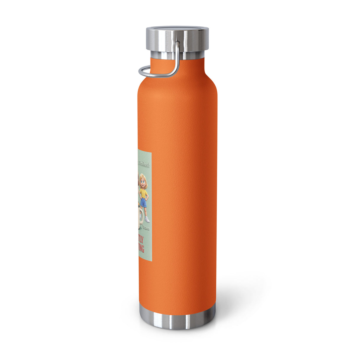 Currently Defrosting Smart Trio Insulated Bottle – Orange, right view