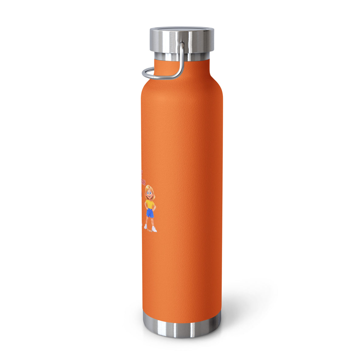 Merry Christmas Smart Trio Insulated Bottle – Orange, right view