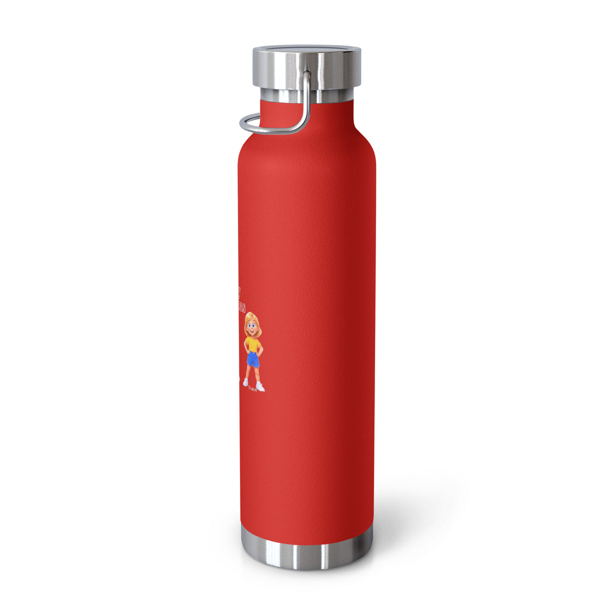 Merry Christmas Smart Trio Insulated Bottle – Red, right view