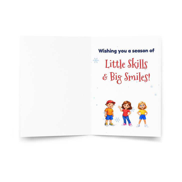 Merry Christmas Smart Trio Greeting Card 5x7 – inside message