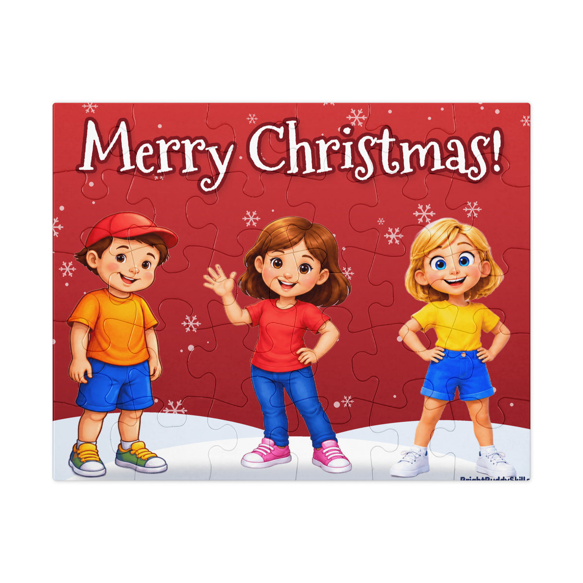 Merry Christmas Smart Trio Kids Puzzle – 110 pieces, front view
