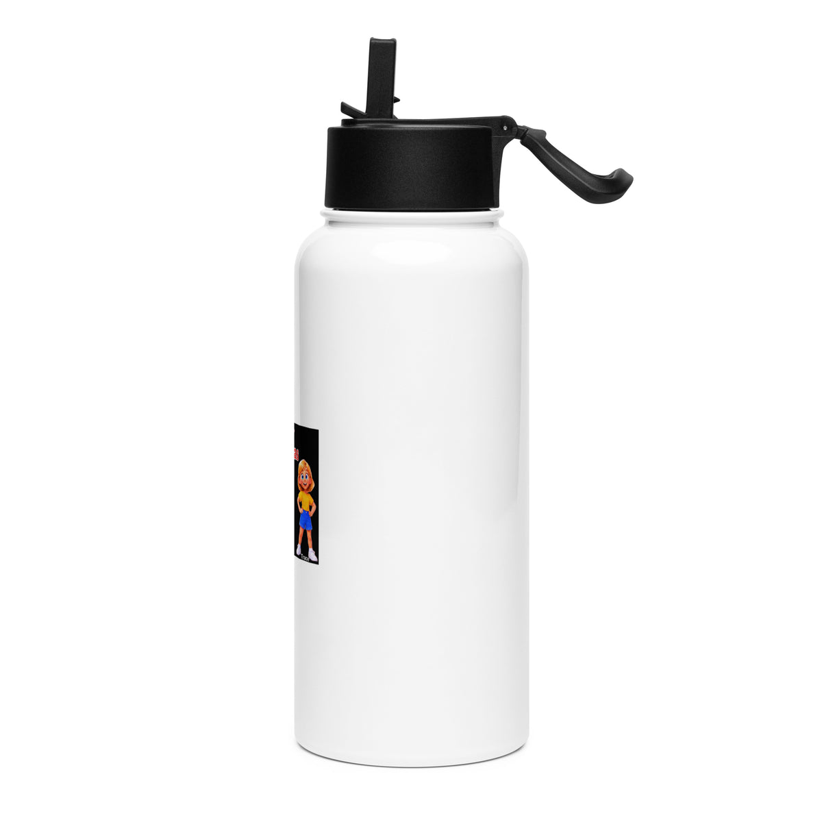 Merry Christmas Smart Trio Stainless Steel Water Bottle – left view