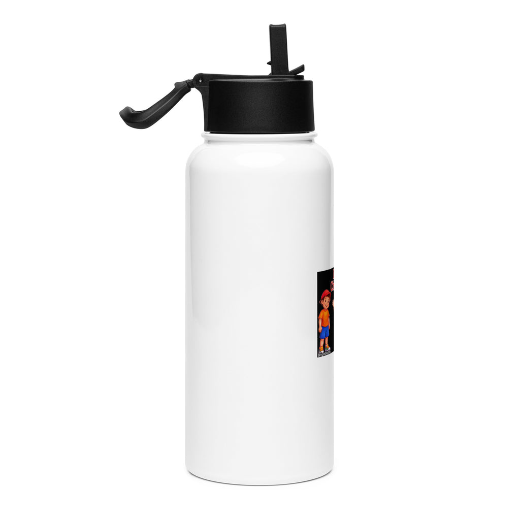 Merry Christmas Smart Trio Stainless Steel Water Bottle – right view