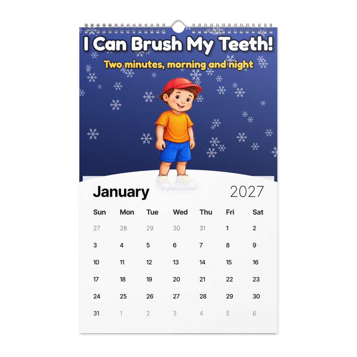 2027 Smart Trio Skills Wall Calendar – cover