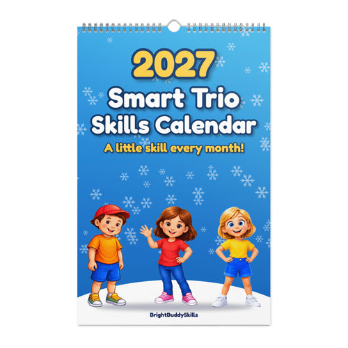 2027 Smart Trio Skills Wall Calendar – cover