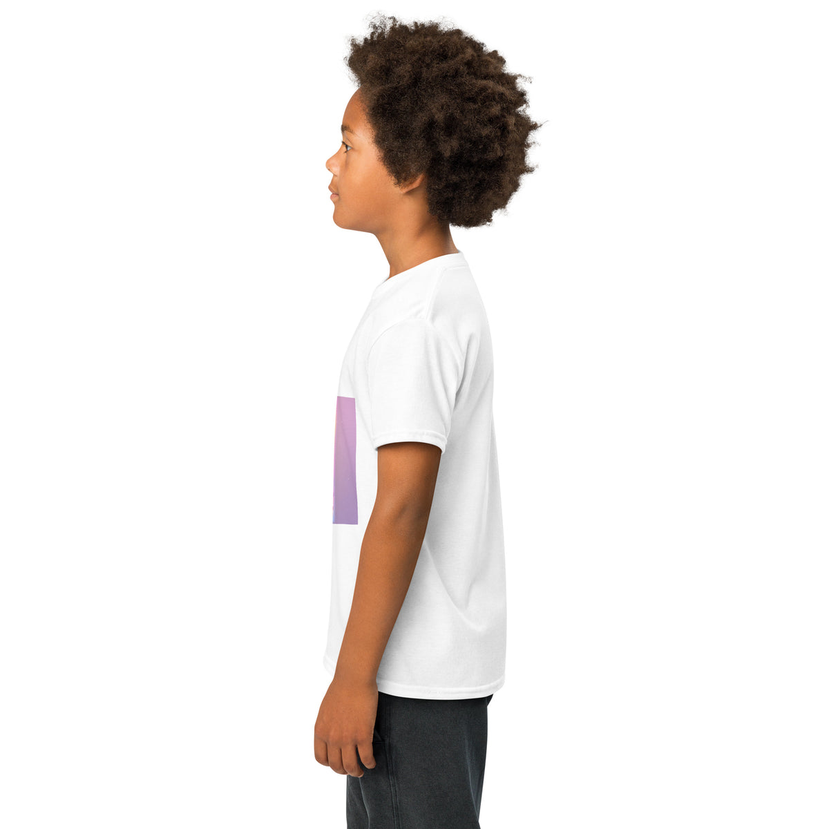 Ursla Kids' T-Shirt, left side view — product mockup